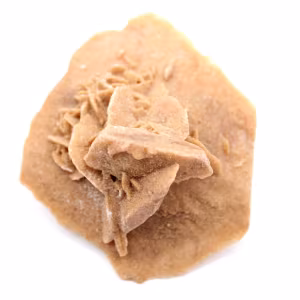 Rosette de gypse du Maroc : cristal naturel du Sahara