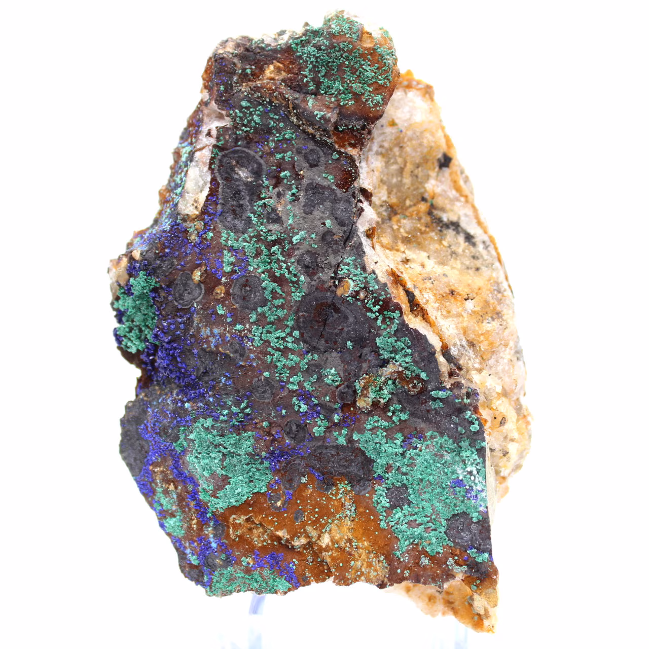 Cristaux Azurite Malachite mixtes