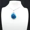 Grand Pendentif Apatite Madagascar - Minéralogie de Collection - 0