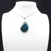 Pendentif en Apatite Bleue de Madagascar - Pierre Naturelle - 3