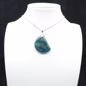 Pendentif Apatite Madagascar - Pierre Fine de Collection