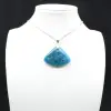 Pendentif Apatite Bleue - Spécimen Minéralogique Madagascar - 0