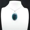 Pendentif Apatite Madagascar - Cristal Naturel Dense - 0