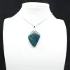 Pendentif en Apatite Bleue de Madagascar - Pierre Naturelle - 9