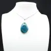 Pendentif Apatite Bleue Madagascar - Minéralogie Authentique - 0