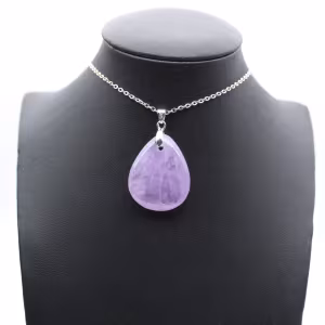 Pendentif Améthyste - Cristallisation Naturelle de Qualité