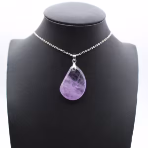 Pendentif Améthyste - Spécimen Minéral Authentique