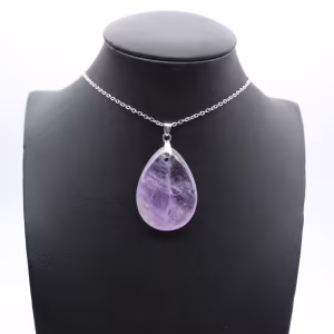 Pendentif Améthyste - Bijou Minéral Naturel