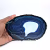 Agate bleue en tranche légère pour collection minérale