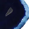 Agate bleue du Brésil en tranche pour décoration minérale - 3