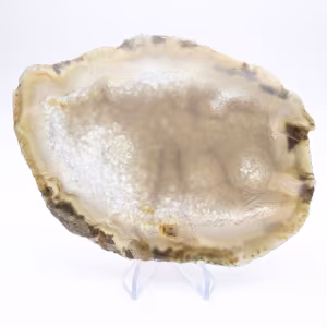 Tranche de géode d'Agate brésilienne