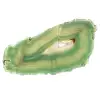 Tranche d'agate verte du Brésil – Pierre naturelle teintée - 0