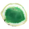 Tranche d'agate verte – Collection minérale Brésil 210 g - 0
