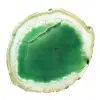 Tranche d'agate verte – Collection minérale Brésil 210 g - 1