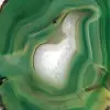 Spécimen d'agate verte tranchée – Origine Brésil 240 g - 2