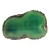 Agate verte en tranche – Spécimen minéral Brésil 315 g - 1