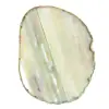 Tranche d'agate naturelle teintée vert – Brésil 240 g - 0
