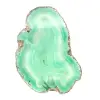 Agate verte tranchée du Brésil – Objet minéral 160 g - 0