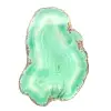 Agate verte tranchée du Brésil – Objet minéral 160 g - 1