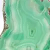 Agate verte tranchée du Brésil – Objet minéral 160 g - 2