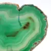 Agate du Brésil en section verte – Collection 210 g - 2