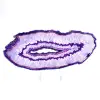 Tranche d'Agate Légère, Teinte Violette de Décoration - 0