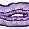 Tranche d'Agate Légère, Teinte Violette de Décoration - 2