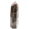 Prisme en Pierre de Lune Noire de Madagascar - Microcline de Collection - 2