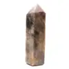 Objet Prisme en Microcline Cristallisé - Pierre de Lune Noire - 0