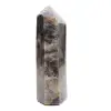 Grand Prisme en Pierre de Lune Noire - Microcline de Madagascar - 1