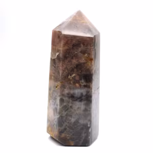 Prisme Elancé en Pierre de Lune Noire - Microcline Naturelle