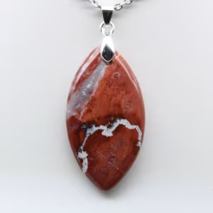 Pendentif Jaspe Rouge Madagascar