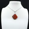 Pendentif Minéral Jaspe Rouge - 1
