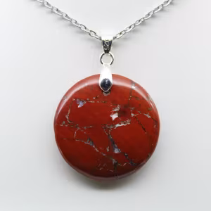 Pendentif Jaspe Rouge de Collection