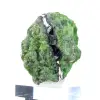 Chromediopside brut de Finlande sur socle, pierre verte 135 g - 4