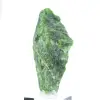Chromediopside brut de Finlande, roche verte sur socle 85 g - 6