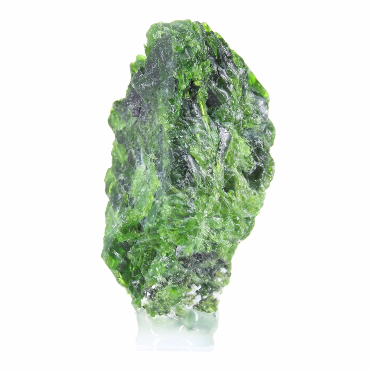 Chromediopside vert de Finlande, pièce brute de collection 65 g