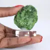 Chromediopside brut sur support, silicate vert de Finlande 60 g - 1