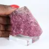 Cobaltocalcite du Congo sur socle acrylique – Cristaux roses - 1