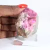Spécimen de cobaltocalcite congolaise sur socle transparent - 1