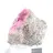 Spécimen de cobaltocalcite congolaise sur socle transparent