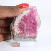 Cobaltocalcite du Congo : cristaux colorés sur gangue - 1