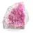 Cobaltocalcite du Congo : cristaux colorés sur gangue