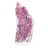 Cobaltocalcite du Congo, cristaux sur gangue naturelle