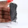 Cyanite noire brésilienne, cristal fin sur socle acrylique 35 g - 1