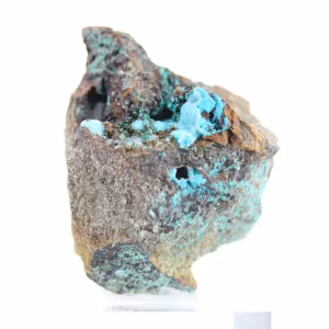 Brochantite Naturelle du Chili sur Gangue - Minéral Brut