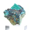 Spécimen Minéralogique Brochantite Verte du Chili sur Socle - 2