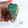 Spécimen Rare de Brochantite Verte du Chili sur Socle - 1