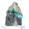 Brochantite Naturelle du Chili montée sur Socle Présentoir - 0