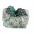 Brochantite Verte Brute du Chili sur Socle de Présentation